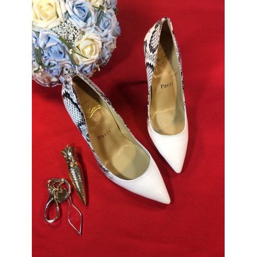 Cheap Christian Louboutin CL High-Heeled Shoes For Women #456631 Replica Wholesale [$78.00 USD] [ITEM#456631] on Replica Christian Louboutin High-heeled shoes