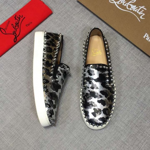 Cheap Christian Louboutin Casual Shoes For Men #458718 Replica Wholesale [$105.00 USD] [ITEM#458718] on Replica Christian Louboutin Casual Shoes