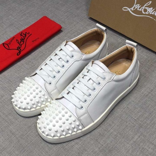 Cheap Christian Louboutin Casual Shoes For Men #458719 Replica Wholesale [$105.00 USD] [ITEM#458719] on Replica Christian Louboutin Casual Shoes