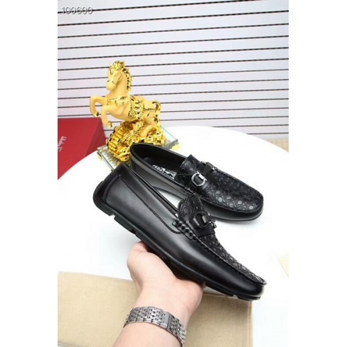 Cheap Salvatore Ferragamo SF Leather Shoes For Men #458729 Replica Wholesale [$82.00 USD] [ITEM#458729] on Replica Salvatore Ferragamo Leather Shoes