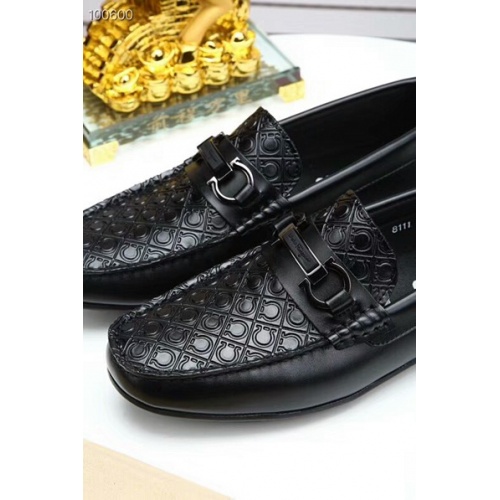 Cheap Salvatore Ferragamo SF Leather Shoes For Men #458729 Replica Wholesale [$82.00 USD] [ITEM#458729] on Replica Salvatore Ferragamo Leather Shoes