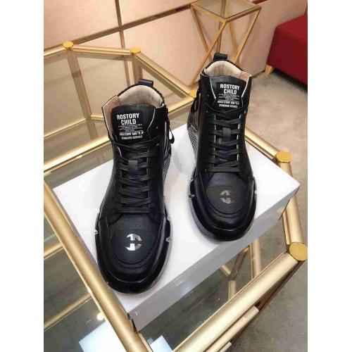 Cheap Versace High Tops Shoes For Men #458840 Replica Wholesale [$101.00 USD] [ITEM#458840] on Replica Versace High Tops Shoes