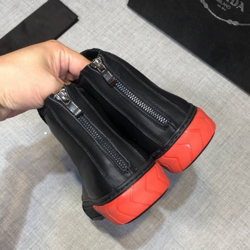 Cheap Prada High Tops Shoes For Men #458858 Replica Wholesale [$97.00 USD] [ITEM#458858] on Replica Prada High Top Shoes