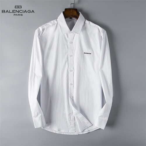 Cheap Balenciaga Shirts Long Sleeved For Men #458946 Replica Wholesale [$38.60 USD] [ITEM#458946] on Replica Balenciaga Shirts