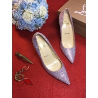 Cheap Christian Louboutin CL High-Heeled Shoes For Women #456590 Replica Wholesale [$80.00 USD] [ITEM#456590] on Replica Christian Louboutin High-heeled shoes