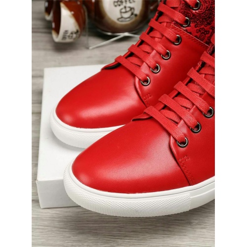 Cheap Versace High Tops Shoes For Men #462300 Replica Wholesale [$80.00 USD] [ITEM#462300] on Replica Versace High Tops Shoes