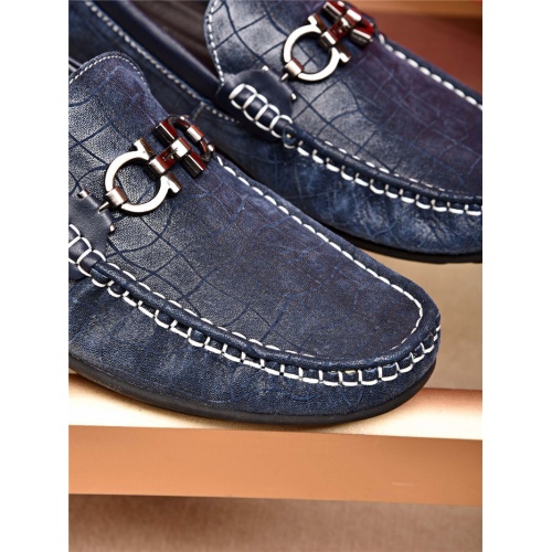 Cheap Salvatore Ferragamo SF Leather Shoes For Men #463186 Replica Wholesale [$75.00 USD] [ITEM#463186] on Replica Salvatore Ferragamo Leather Shoes