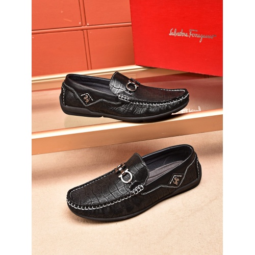 Cheap Salvatore Ferragamo SF Leather Shoes For Men #463188 Replica Wholesale [$75.00 USD] [ITEM#463188] on Replica Salvatore Ferragamo Leather Shoes