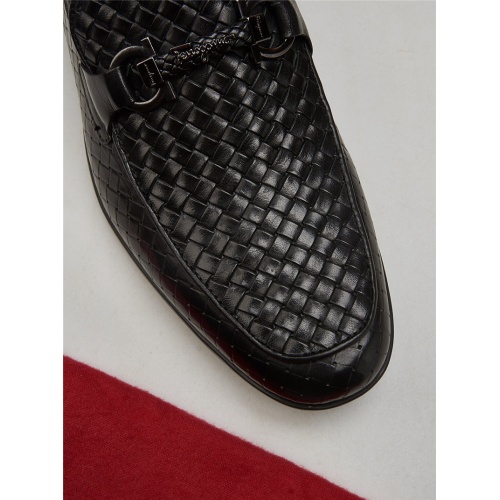 Cheap Salvatore Ferragamo SF Leather Shoes For Men #463245 Replica Wholesale [$82.00 USD] [ITEM#463245] on Replica Salvatore Ferragamo Leather Shoes