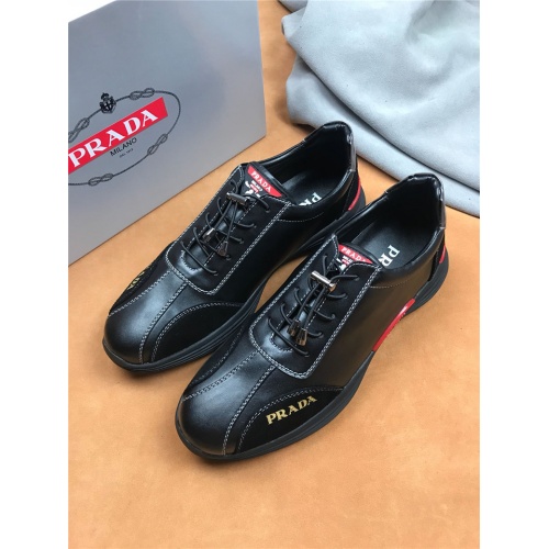 Cheap Prada Casual Shoes For Men #463658 Replica Wholesale [$80.00 USD] [ITEM#463658] on Replica Prada Flat Shoes