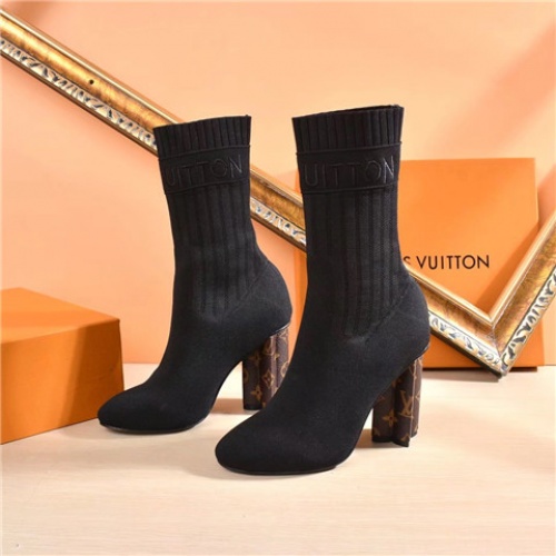 Cheap Louis Vuitton LV Boots For Women #463729 Replica Wholesale [$82.50 USD] [ITEM#463729] on Replica Louis Vuitton Boots