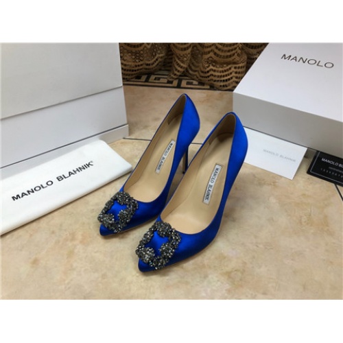 Cheap Manolo Blahnik High-Heeled Shoes For Women #463736 Replica Wholesale [$75.00 USD] [ITEM#463736] on Replica Manolo Blahnik High-Heeled Shoes