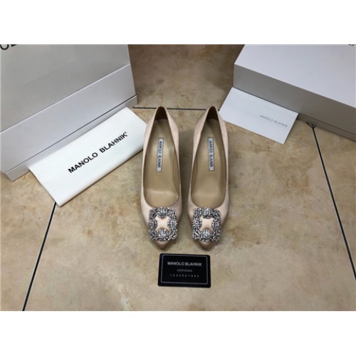 Cheap Manolo Blahnik High-Heeled Shoes For Women #463739 Replica Wholesale [$75.00 USD] [ITEM#463739] on Replica Manolo Blahnik High-Heeled Shoes