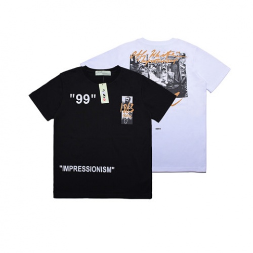 Cheap Off-White T-Shirts Short Sleeved For Men #464039 Replica Wholesale [$27.00 USD] [ITEM#464039] on Replica Off-White T-Shirts