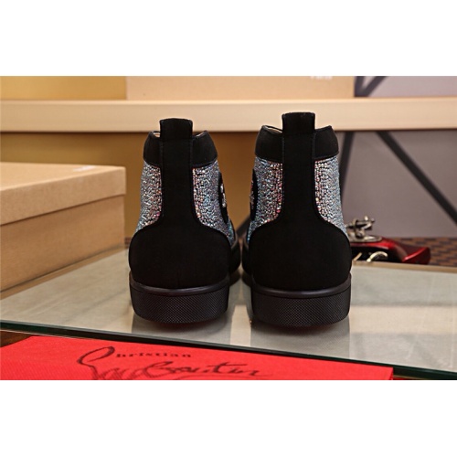 Cheap Christian Louboutin CL High Tops Shoes For Men #464157 Replica Wholesale [$80.00 USD] [ITEM#464157] on Replica Christian Louboutin High Top Shoes