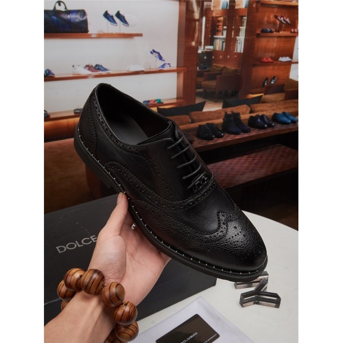Cheap Dolce&amp;Gabbana D&amp;G Leather Shoes For Men #464221 Replica Wholesale [$85.00 USD] [ITEM#464221] on Replica Dolce &amp; Gabbana D&amp;G Leather Shoes