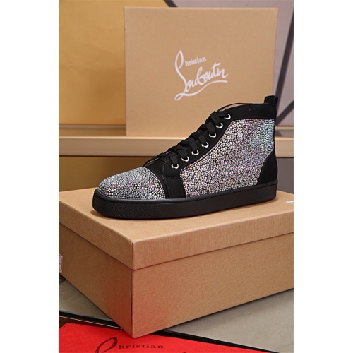 Cheap Christian Louboutin CL High Tops Shoes For Women #464242 Replica Wholesale [$80.00 USD] [ITEM#464242] on Replica Christian Louboutin High Top Shoes