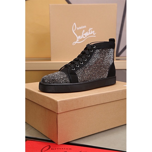 Cheap Christian Louboutin CL High Tops Shoes For Women #464246 Replica Wholesale [$80.00 USD] [ITEM#464246] on Replica Christian Louboutin High Top Shoes