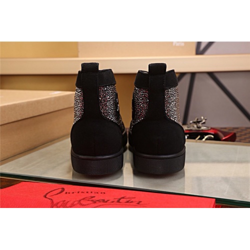 Cheap Christian Louboutin CL High Tops Shoes For Women #464258 Replica Wholesale [$129.00 USD] [ITEM#464258] on Replica Christian Louboutin High Top Shoes