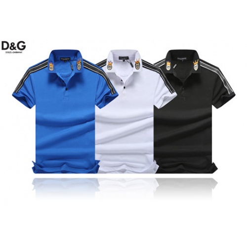 Cheap Dolce &amp; Gabbana D&amp;G T-Shirts Short Sleeved For Men #464471 Replica Wholesale [$34.00 USD] [ITEM#464471] on Replica Dolce &amp; Gabbana D&amp;G T-Shirts