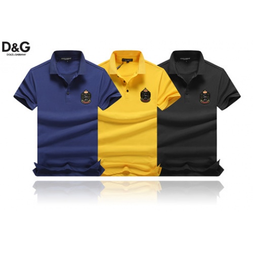 Cheap Dolce &amp; Gabbana D&amp;G T-Shirts Short Sleeved For Men #464484 Replica Wholesale [$34.00 USD] [ITEM#464484] on Replica Dolce &amp; Gabbana D&amp;G T-Shirts