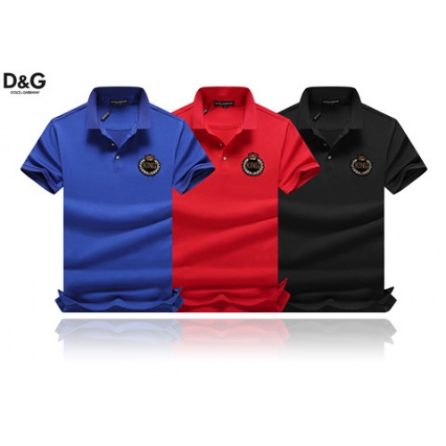 Cheap Dolce &amp; Gabbana D&amp;G T-Shirts Short Sleeved For Men #464500 Replica Wholesale [$34.00 USD] [ITEM#464500] on Replica Dolce &amp; Gabbana D&amp;G T-Shirts