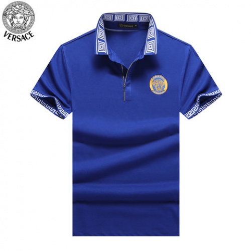 Cheap Versace T-Shirts Short Sleeved For Men #464525 Replica Wholesale [$34.00 USD] [ITEM#464525] on Replica Versace T-Shirts