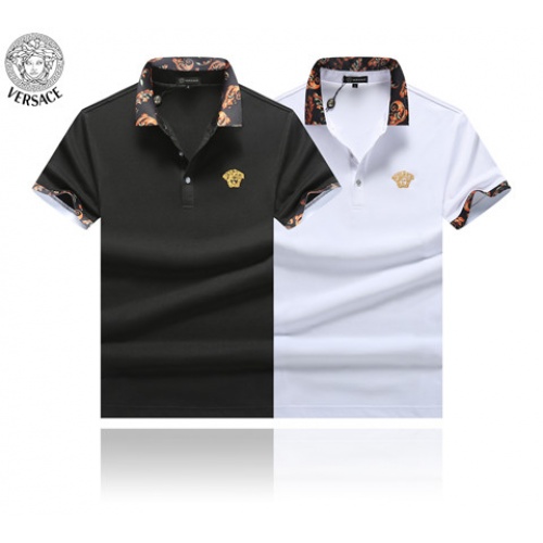 Cheap Versace T-Shirts Short Sleeved For Men #464527 Replica Wholesale [$34.00 USD] [ITEM#464527] on Replica Versace T-Shirts