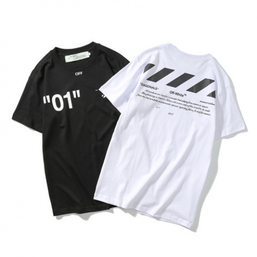 Cheap Off-White T-Shirts Short Sleeved For Men #464578 Replica Wholesale [$25.00 USD] [ITEM#464578] on Replica Off-White T-Shirts