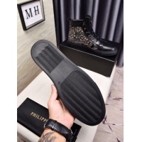 Cheap Philipp Plein PP High Tops Shoes For Men #461606 Replica Wholesale [$88.00 USD] [ITEM#461606] on Replica Philipp Plein PP High Tops Shoes