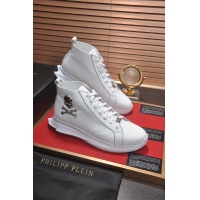 Cheap Philipp Plein PP High Tops Shoes For Men #461701 Replica Wholesale [$82.00 USD] [ITEM#461701] on Replica Philipp Plein PP High Tops Shoes