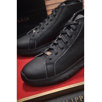 Cheap Philipp Plein PP High Tops Shoes For Men #461704 Replica Wholesale [$82.00 USD] [ITEM#461704] on Replica Philipp Plein PP High Tops Shoes
