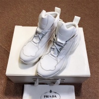 Cheap Prada High Tops Shoes For Men #463593 Replica Wholesale [$85.00 USD] [ITEM#463593] on Replica Prada High Top Shoes