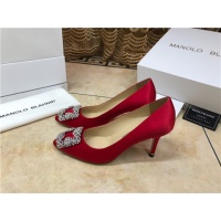Cheap Manolo Blahnik High-Heeled Shoes For Women #463734 Replica Wholesale [$75.00 USD] [ITEM#463734] on Replica Manolo Blahnik High-Heeled Shoes