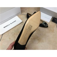Cheap Manolo Blahnik Flat Shoes For Women #463740 Replica Wholesale [$75.00 USD] [ITEM#463740] on Replica Manolo Blahnik Flat Shoes