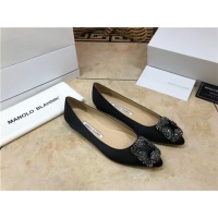 Cheap Manolo Blahnik Flat Shoes For Women #463740 Replica Wholesale [$75.00 USD] [ITEM#463740] on Replica Manolo Blahnik Flat Shoes