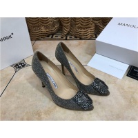 Cheap Manolo Blahnik High-Heeled Shoes For Women #463744 Replica Wholesale [$75.00 USD] [ITEM#463744] on Replica Manolo Blahnik High-Heeled Shoes