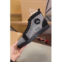 Cheap Christian Louboutin CL High Tops Shoes For Men #464235 Replica Wholesale [$129.00 USD] [ITEM#464235] on Replica Christian Louboutin High Top Shoes