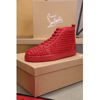 Cheap Christian Louboutin CL High Tops Shoes For Men #464240 Replica Wholesale [$129.00 USD] [ITEM#464240] on Replica Christian Louboutin High Top Shoes