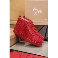 Cheap Christian Louboutin CL High Tops Shoes For Women #464263 Replica Wholesale [$129.00 USD] [ITEM#464263] on Replica Christian Louboutin High Top Shoes