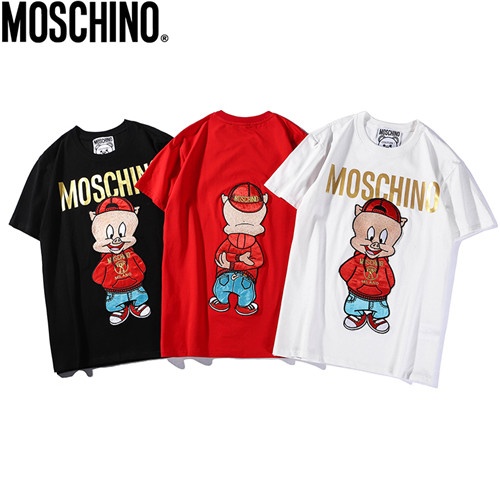 Cheap Moschino T-Shirts Short Sleeved For Men #464885 Replica Wholesale [$38.00 USD] [ITEM#464885] on Replica Moschino T-Shirts