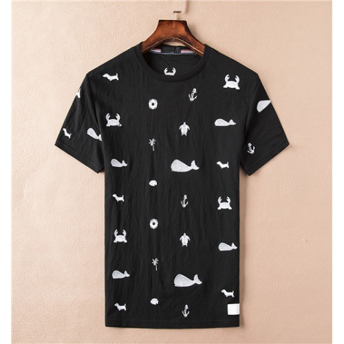Cheap Thom Browne TB T-Shirts Short Sleeved For Men #465008 Replica Wholesale [$38.00 USD] [ITEM#465008] on Replica Thom Browne TB T-Shirts