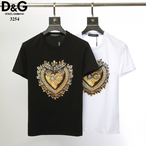 Cheap Dolce &amp; Gabbana D&amp;G T-Shirts Short Sleeved For Men #465113 Replica Wholesale [$27.00 USD] [ITEM#465113] on Replica Dolce &amp; Gabbana D&amp;G T-Shirts