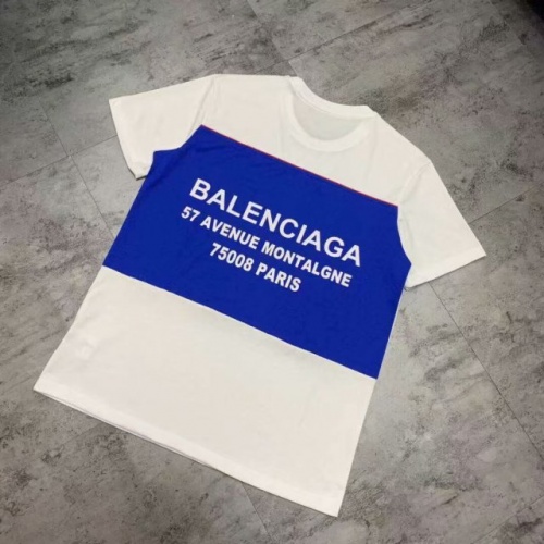 Cheap Balenciaga T-Shirts Short Sleeved For Men #465334 Replica Wholesale [$41.50 USD] [ITEM#465334] on Replica Balenciaga T-Shirts