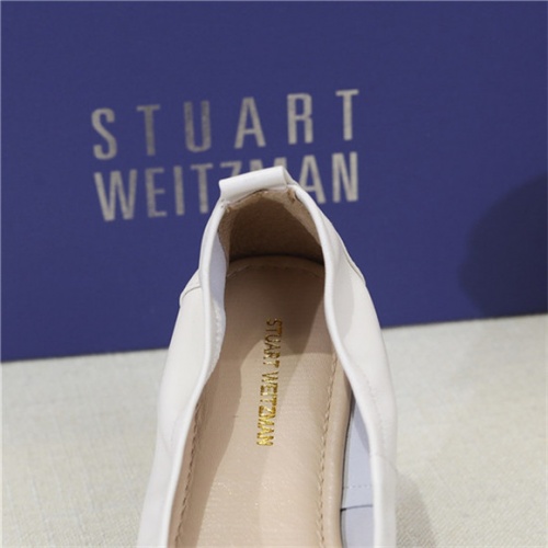 Cheap Stuart Weitzman Flat Shoes For Women #466961 Replica Wholesale [$62.00 USD] [ITEM#466961] on Replica Stuart Weitzman Fashion Shoes
