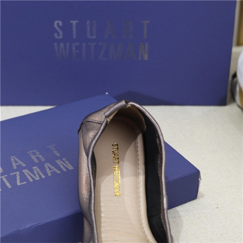 Cheap Stuart Weitzman Flat Shoes For Women #466964 Replica Wholesale [$62.00 USD] [ITEM#466964] on Replica Stuart Weitzman Fashion Shoes