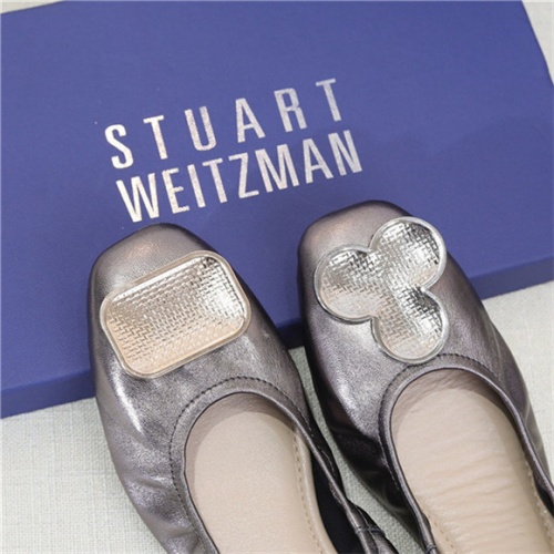 Cheap Stuart Weitzman Flat Shoes For Women #466964 Replica Wholesale [$62.00 USD] [ITEM#466964] on Replica Stuart Weitzman Fashion Shoes