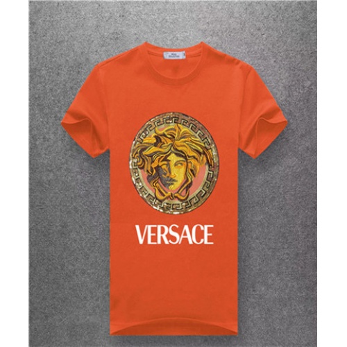 Cheap Versace T-Shirts Short Sleeved For Men #467503 Replica Wholesale [$26.50 USD] [ITEM#467503] on Replica Versace T-Shirts