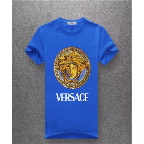 Cheap Versace T-Shirts Short Sleeved For Men #467505 Replica Wholesale [$26.50 USD] [ITEM#467505] on Replica Versace T-Shirts