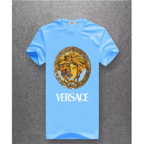 Cheap Versace T-Shirts Short Sleeved For Men #467510 Replica Wholesale [$26.50 USD] [ITEM#467510] on Replica Versace T-Shirts